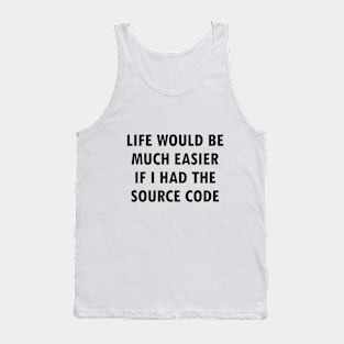 Source Code Programming IT for Computer Security Hackers Tank Top